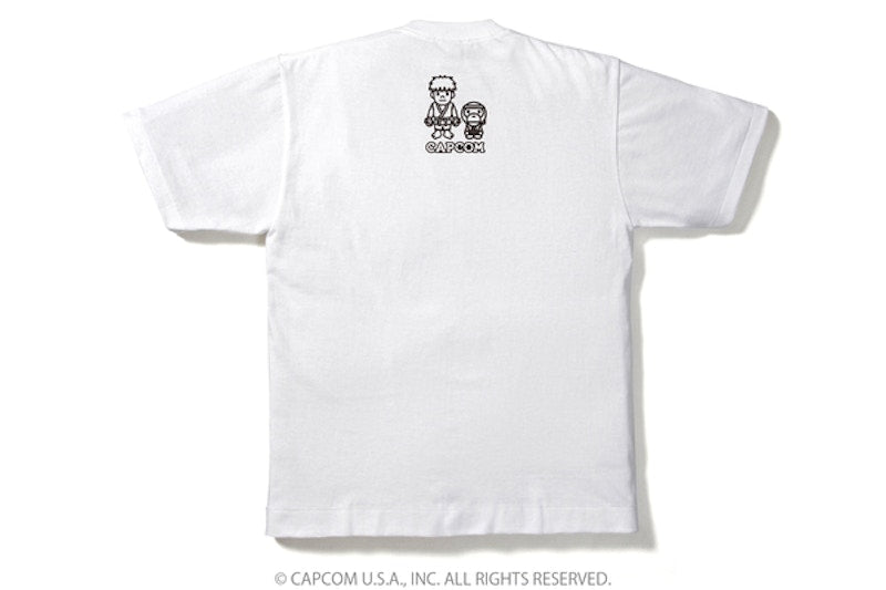 BAPE X Capcom Milo Street Fighter 2 Tee 1 White