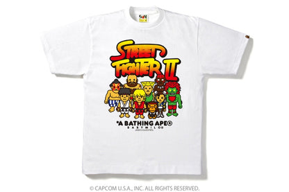 BAPE X Capcom Milo Street Fighter 2 Tee 1 White
