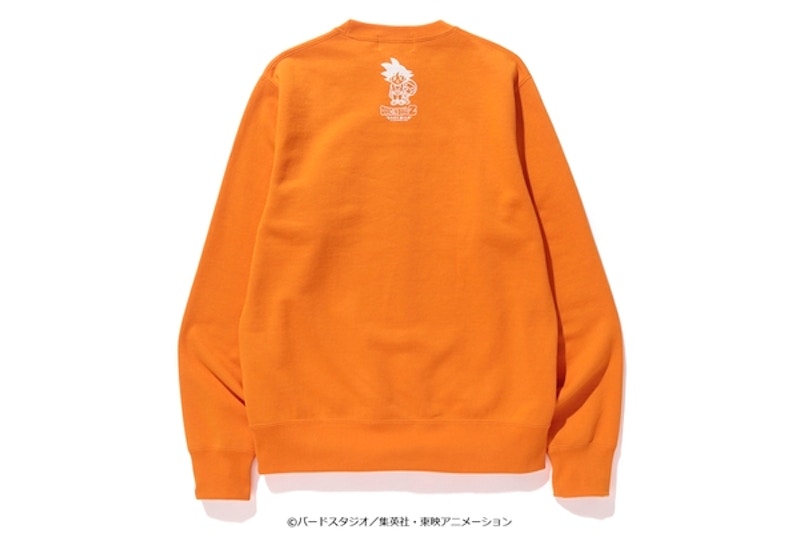 BAPE x Dragon Ball Z Crewneck Orange