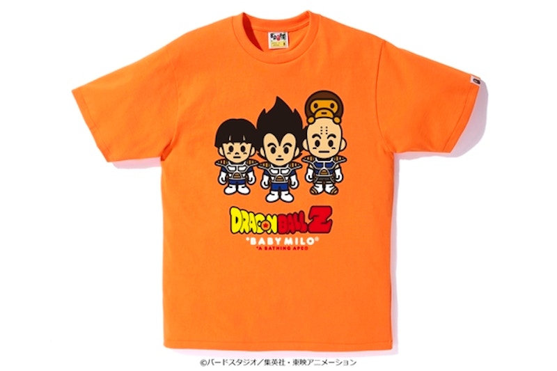 BAPE X Dragon Ball Z Tee 3 Orange