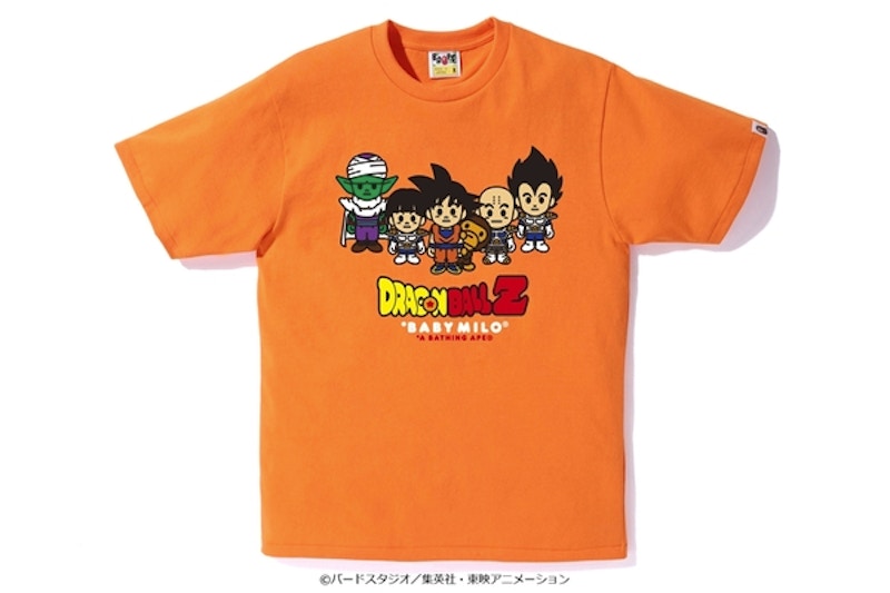 BAPE X Dragon Ball Z Tee 6 Orange