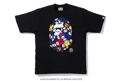 BAPE X My Melody Ape Head Tee Black