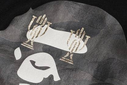 BAPE X Trophy Room Ape Head Tee Black