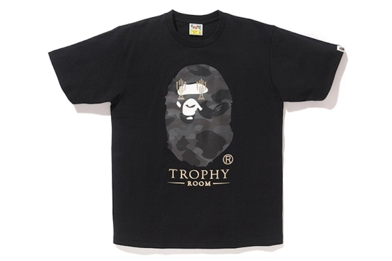 BAPE X Trophy Room Ape Head Tee Black