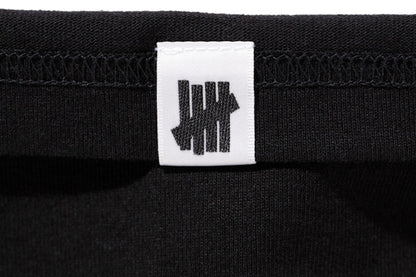 BAPE X Undefeated Color Camo College Tee Black