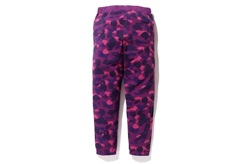 BAPE X Undefeated Color Camo Sweat Pants Purple