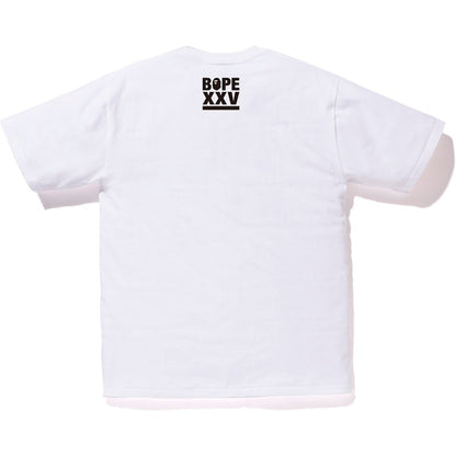 BAPE XXV Cities Camo Logo Tee White/Pink