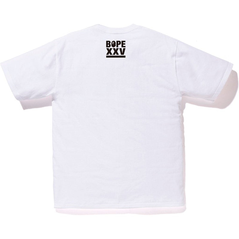 BAPE XXV Cities Camo Logo Tee White/Pink