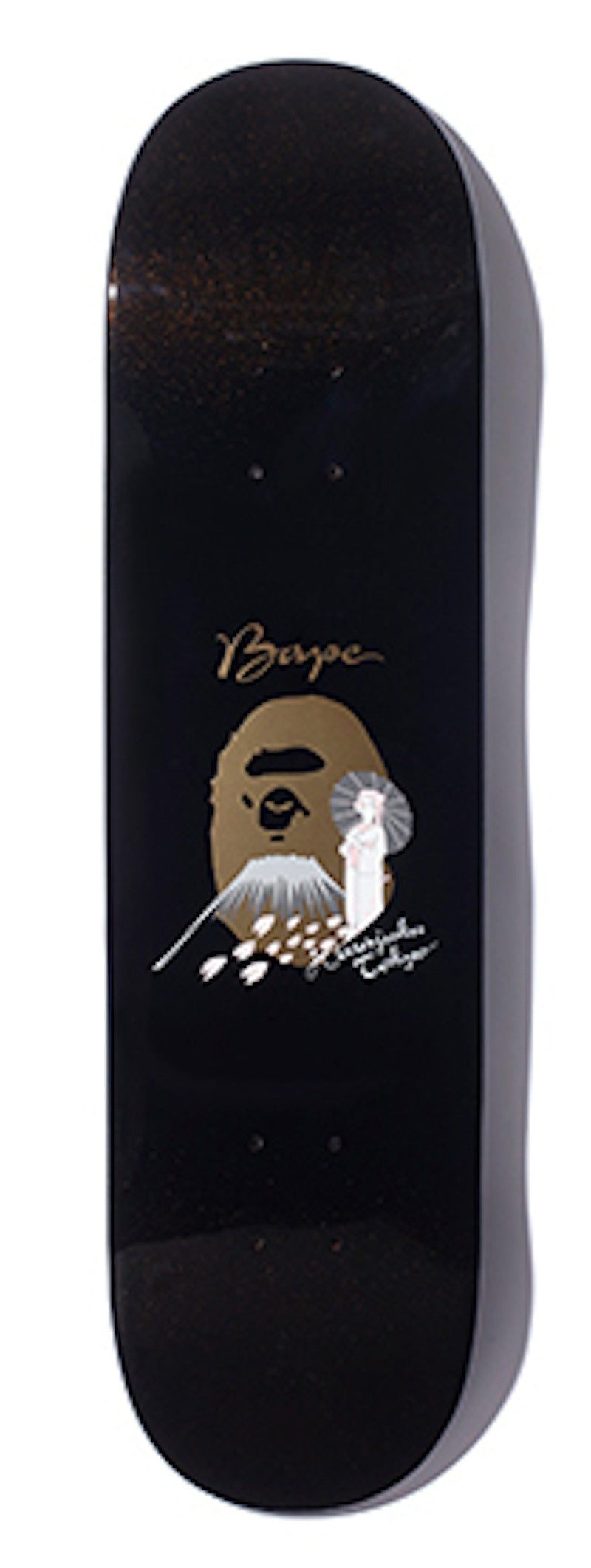 BAPE XXV Japanese Lacquered Skateboard Deck Black