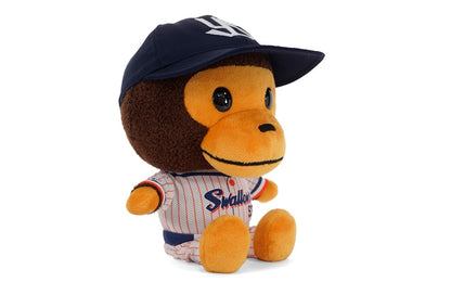 BAPE Yakult Swallows Baby Milo Plush White/Brown