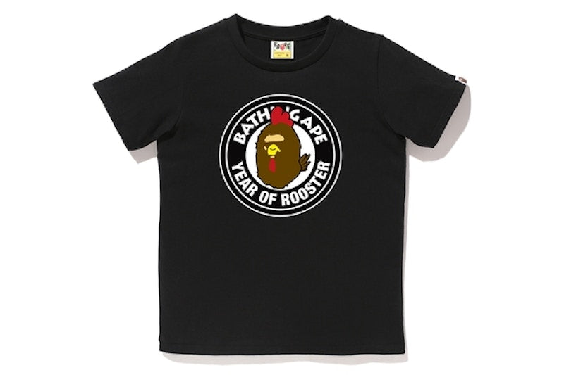 BAPE Year of Rooster BWS Tee (Ladies) Black