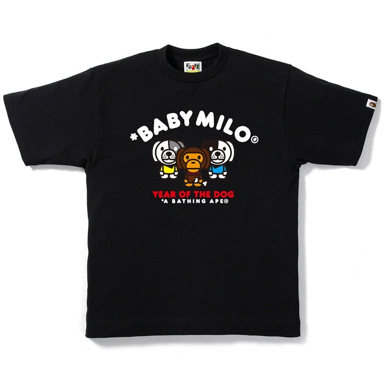 BAPE Year of the Dog Milo Tee Tee Black