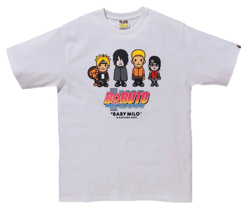 BAPE x Boruto Milo #1 Tee White