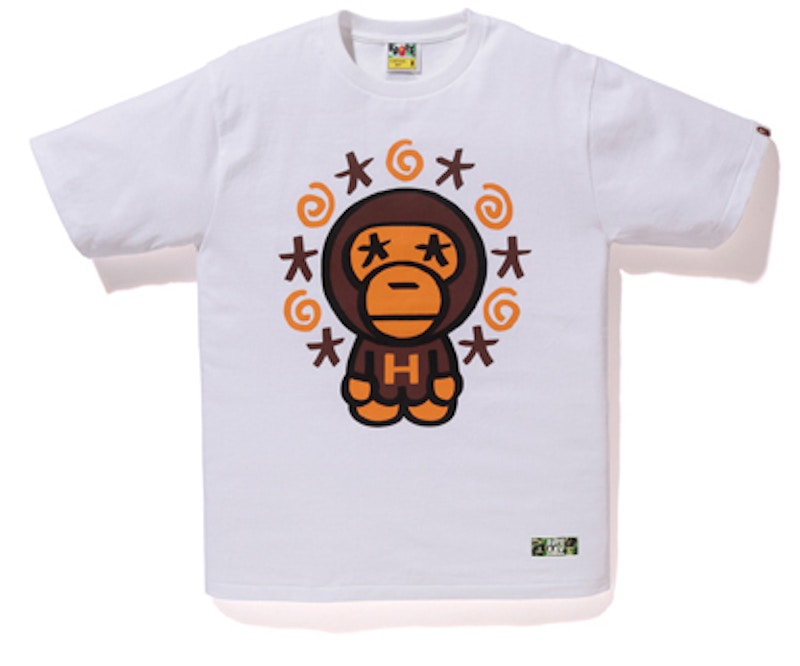 BAPE x Eric Haze Baby Milo Tee White