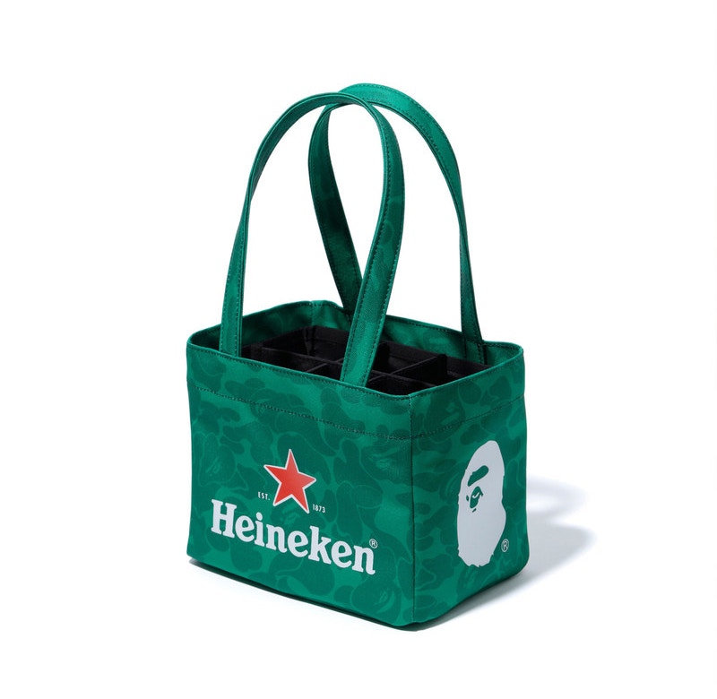 BAPE x Heineken 100 Six Pack Bottle Carrier Green