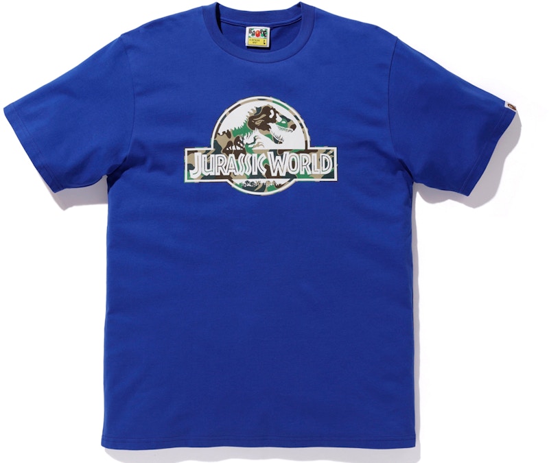 BAPE x Jurassic World Logo Tee Blue