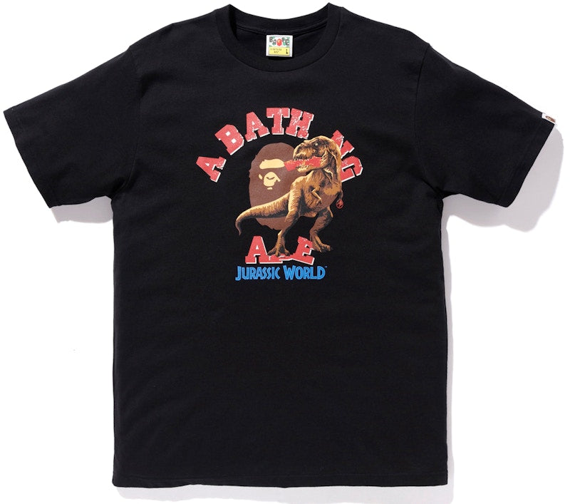 BAPE x Jurassic World Raptor College Tee Black