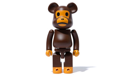 Bearbrick x Medicom Baby Milo Superalloy Chogokin 200% Bearbrick Brown