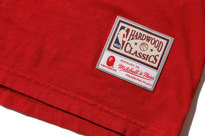 BAPE x Mitchell & Ness Cavs Tee Burgundy