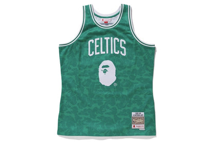 BAPE x Mitchell & Ness Celtics ABC Basketball Swingman Jersey Green