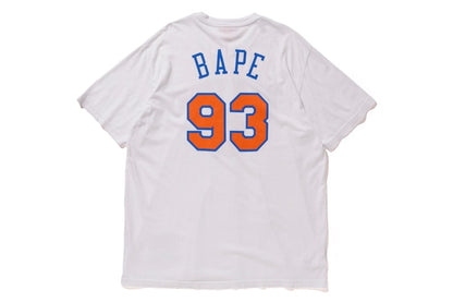 BAPE x Mitchell & Ness Knicks Tee White