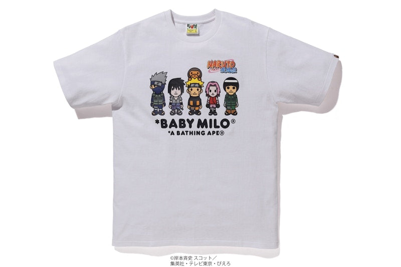 BAPE x Naruto Milo #3 Tee White