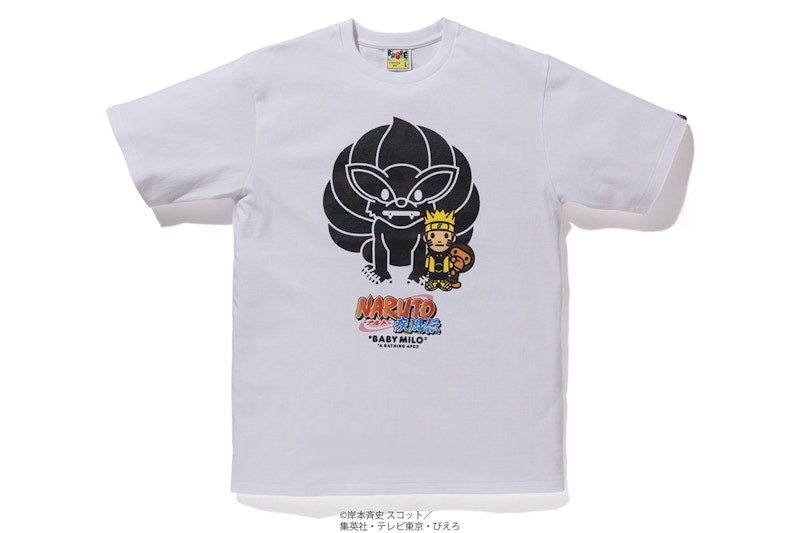 BAPE x Naruto Milo #4 Tee White