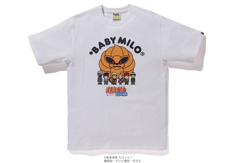 BAPE x Naruto Milo #5 Tee White