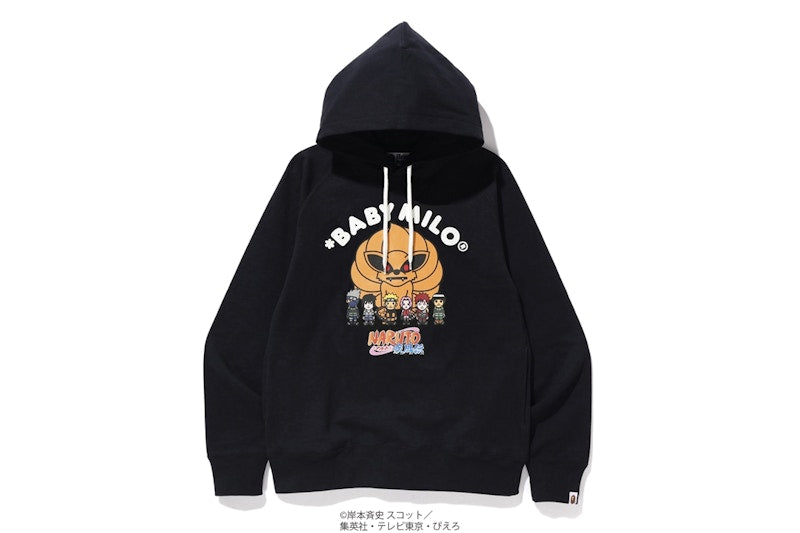 BAPE x Naruto Pullover Hoodie Black