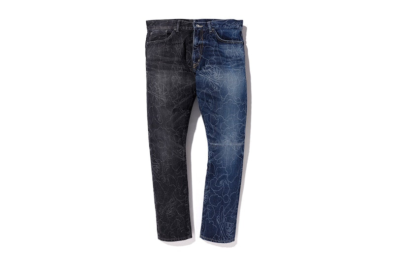 BAPE x Neighborhood DP Narrow Bottoms Black/Indigo