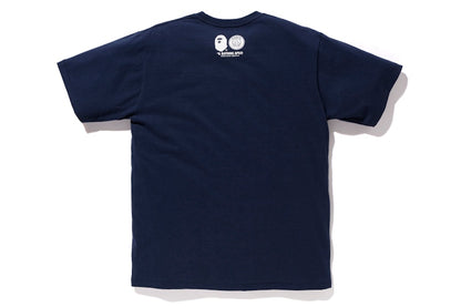 BAPE x PSG Ape Head Tee Navy