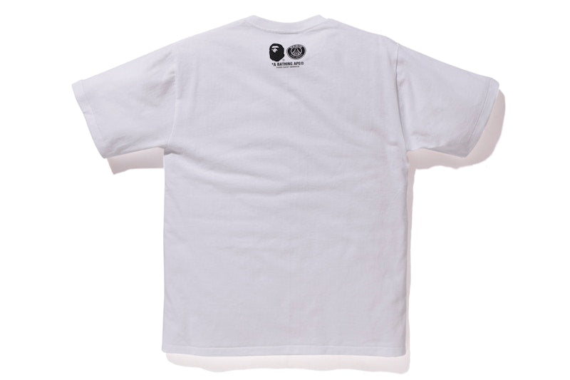 BAPE x PSG Ape Head Tee White