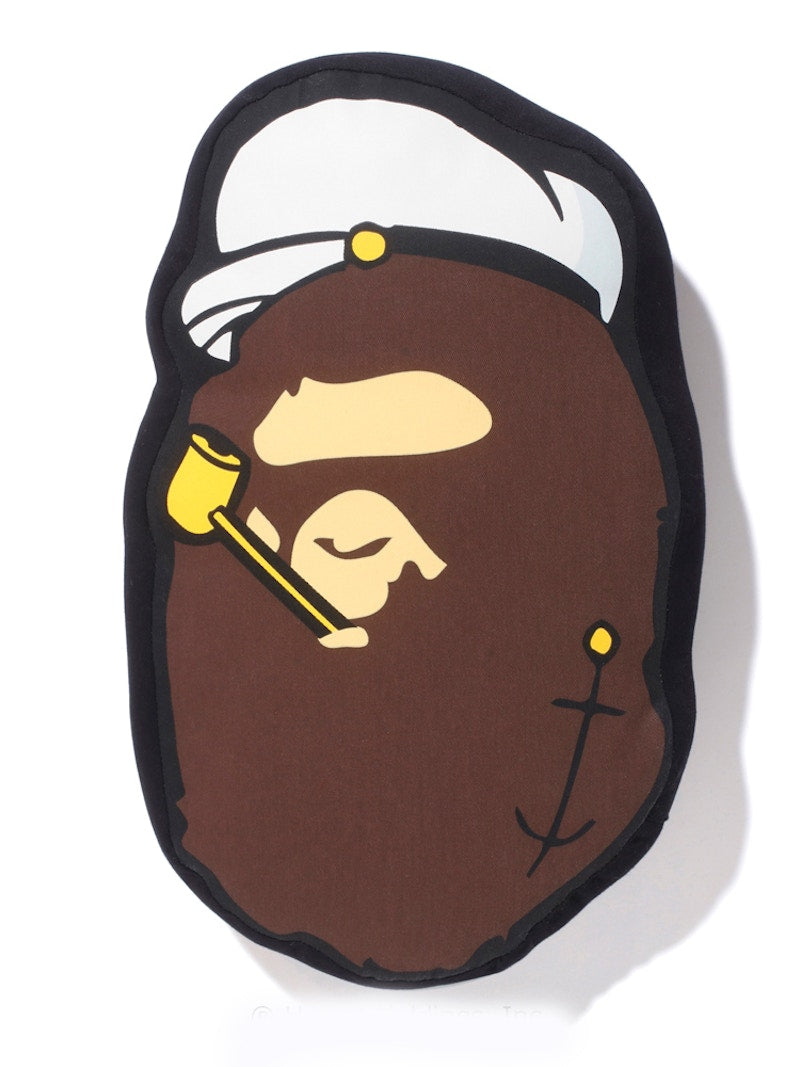 BAPE x Popeye Ape Head Cushion Multi