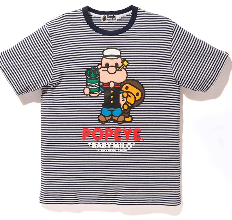 BAPE x Popeye Hoop Tee Navy