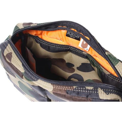 BAPE x Porter 1st Camo Double Pocket Shoulder Bag Green