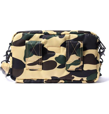 BAPE x Porter 1st Camo Double Pocket Shoulder Bag Yellow