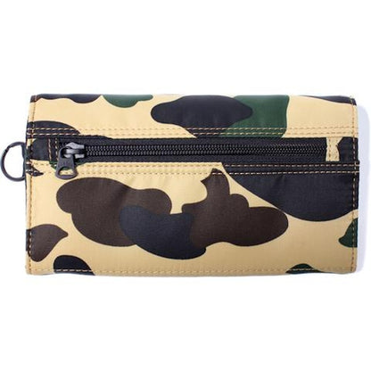 BAPE x Porter 1st Camo Long Wallet Yellow