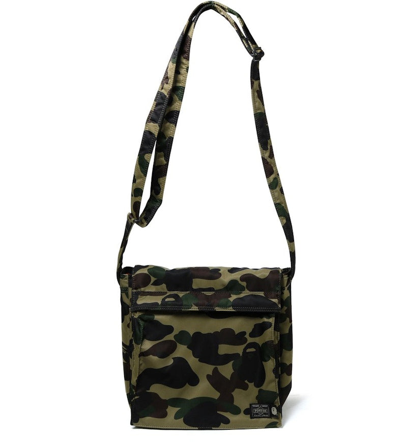 BAPE x Porter 1st Camo Shoulder Bag Green