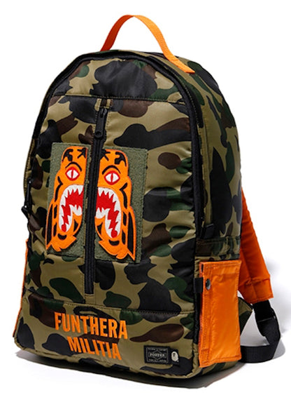 BAPE x Porter 1st Camo Tiger Day Pack Green