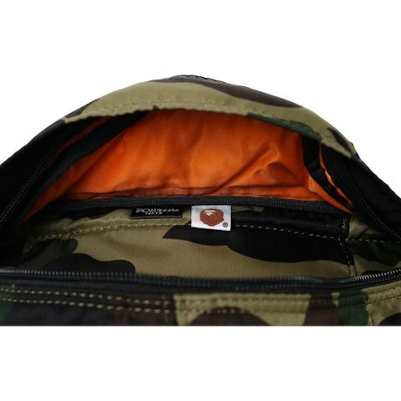BAPE x Porter 1st Camo Waist Bag (SS18) Green