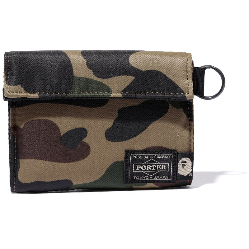 BAPE x Porter 1st Camo Wallet Green