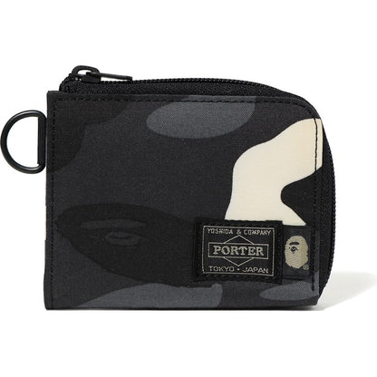 BAPE x Porter City Camo Mini Wallet Black