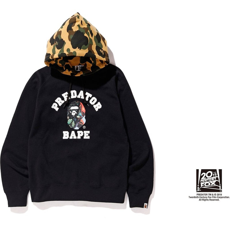 BAPE x Predator Pullover Hoodie Black