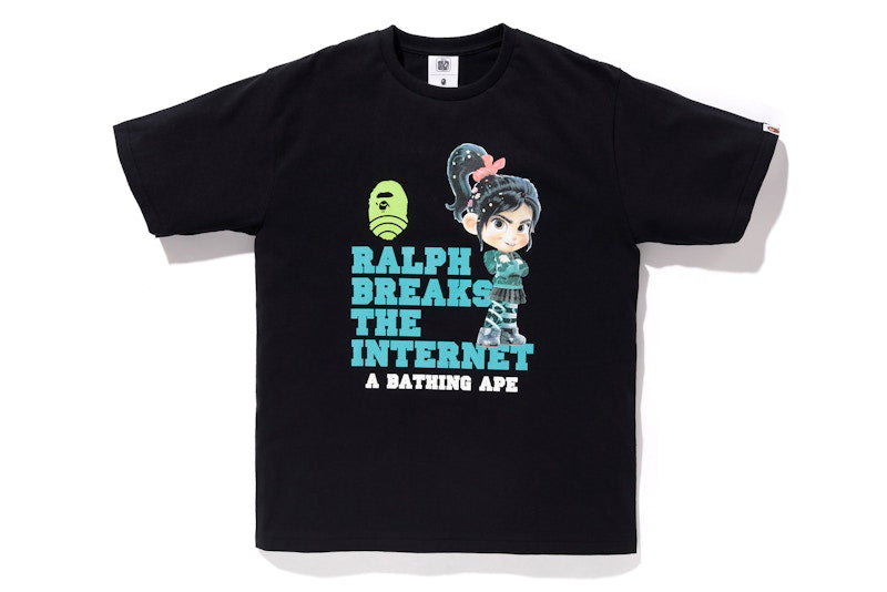BAPE x Ralph Breaks the Internet Tee 3 Black