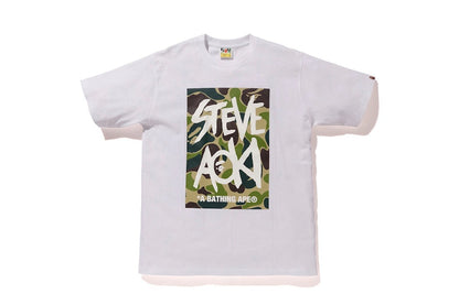 BAPE x Steve Aoki Tee White
