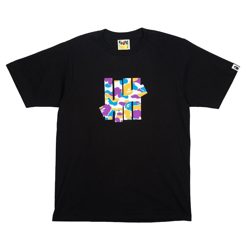 BAPE x Undefeated 5 Strike Tee Black/Multi