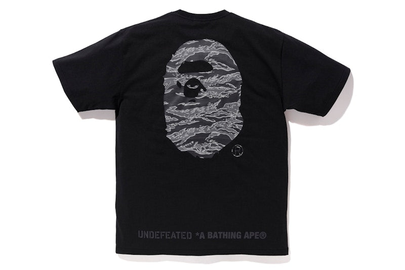 BAPE x Undefeated 5 Strikes Tee Black