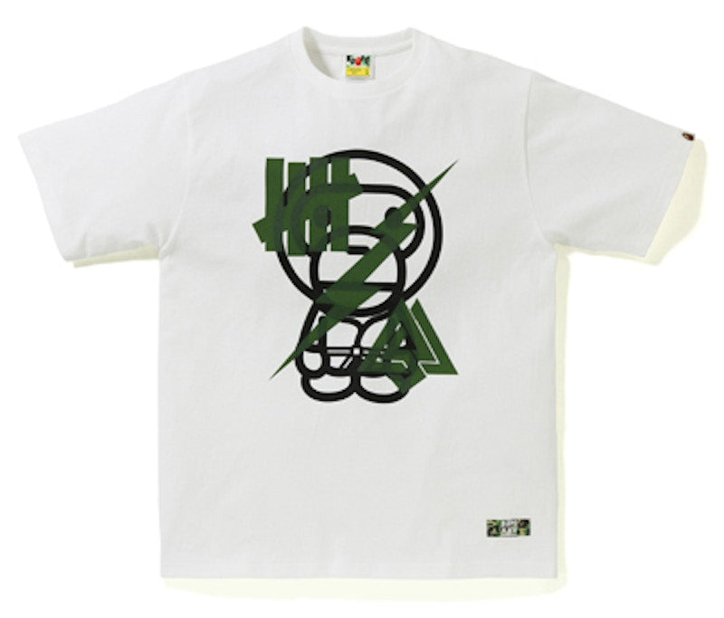 BAPE x Undefeated Baby Milo Tee White