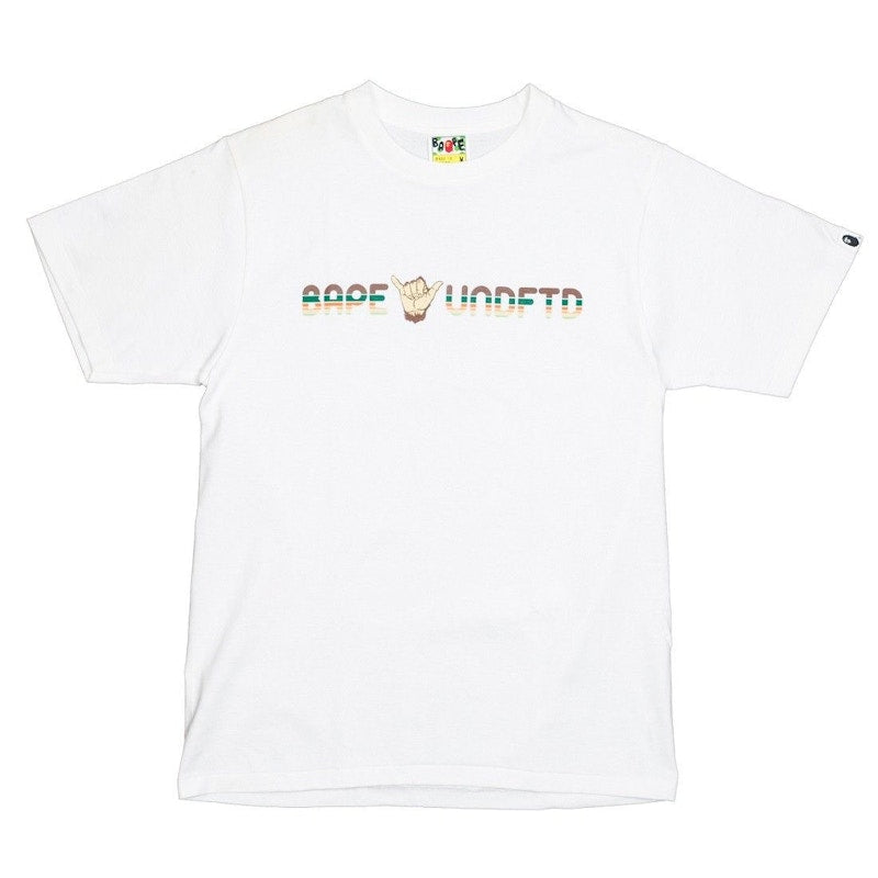 BAPE x Undefeated Shaka Tee White/Green