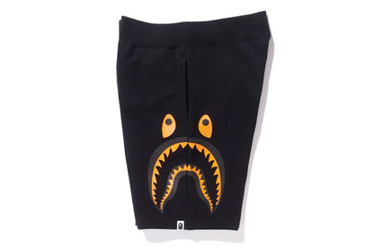 BAPE x Undefeated Split Shark Sweat Shorts Black